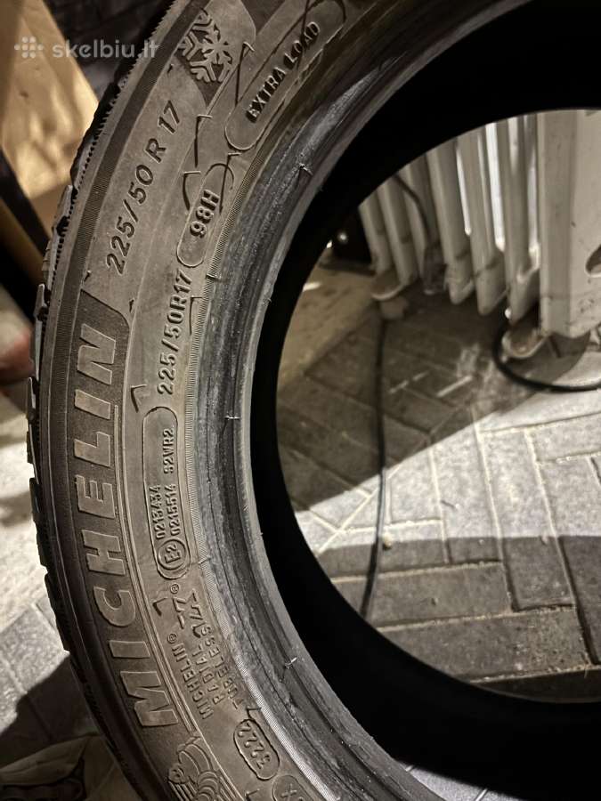Ziemines Michelin Pilot Alpin 5 225/50 R17, 35eur - nuotraukos Nr. 2