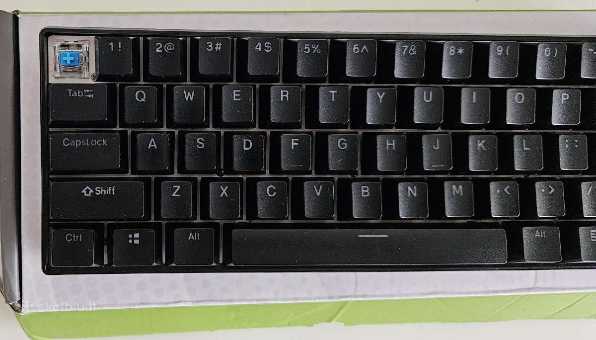 Mechaninė gaming klaviatūra H61k su Blue Switch - nuotraukos Nr. 3