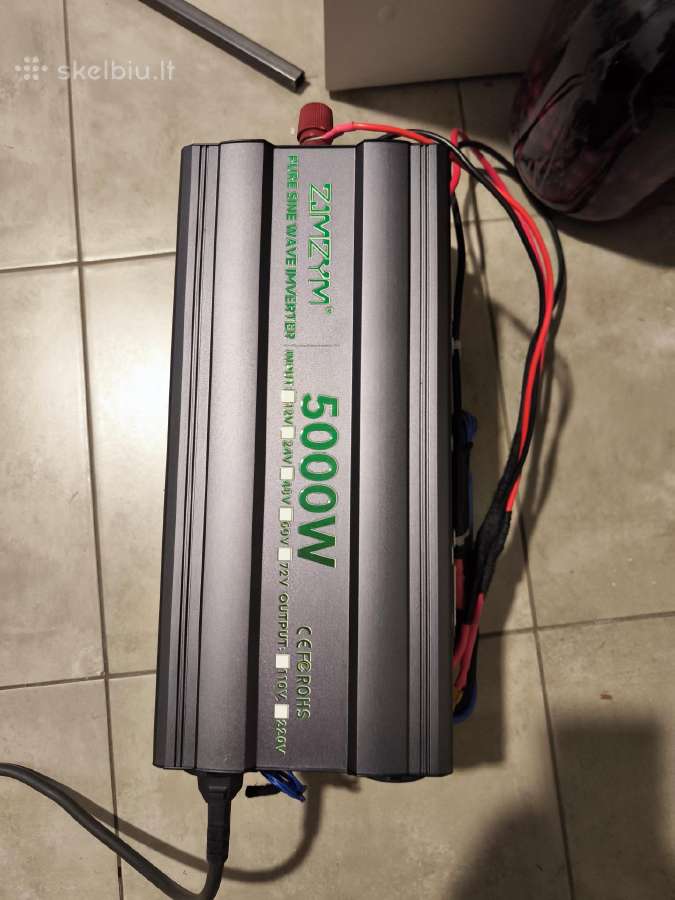 Inverteris 60vdc -220v Galingas kartu su kaupikliu - nuotraukos Nr. 2