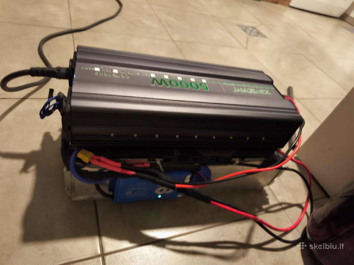 Inverteris 60vdc -220v Galingas kartu su kaupikliu - nuotraukos Nr. 3