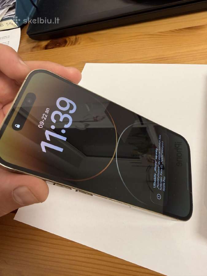 iPhone 14 Pro Gold - nuotraukos Nr. 4
