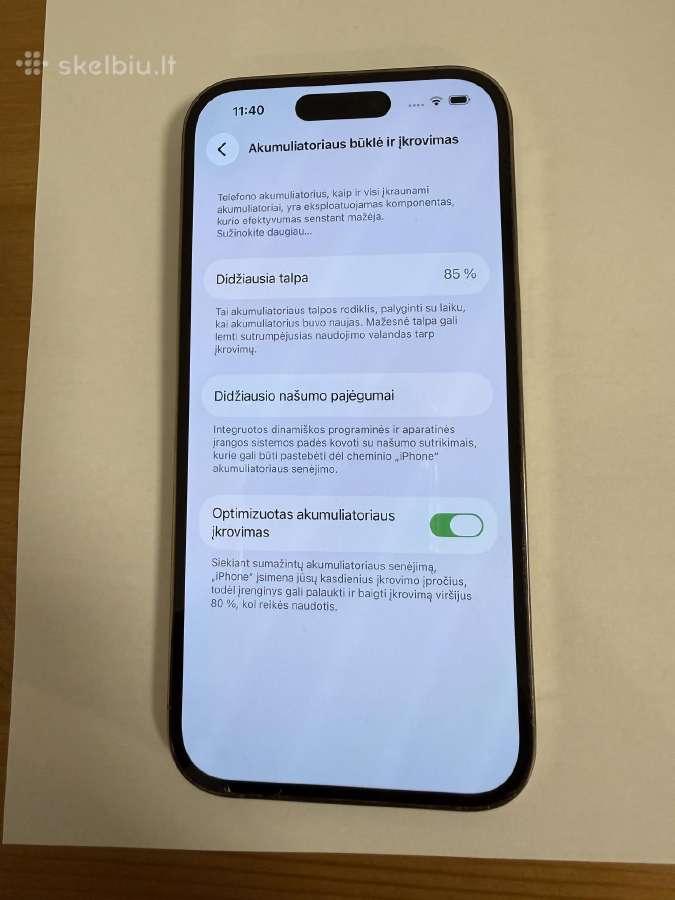 iPhone 14 Pro Gold - nuotraukos Nr. 7