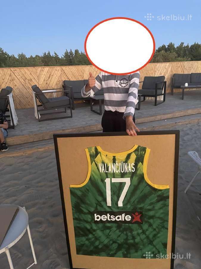 Jono Valančiūno marškinėliai su autografu - nuotraukos Nr. 2