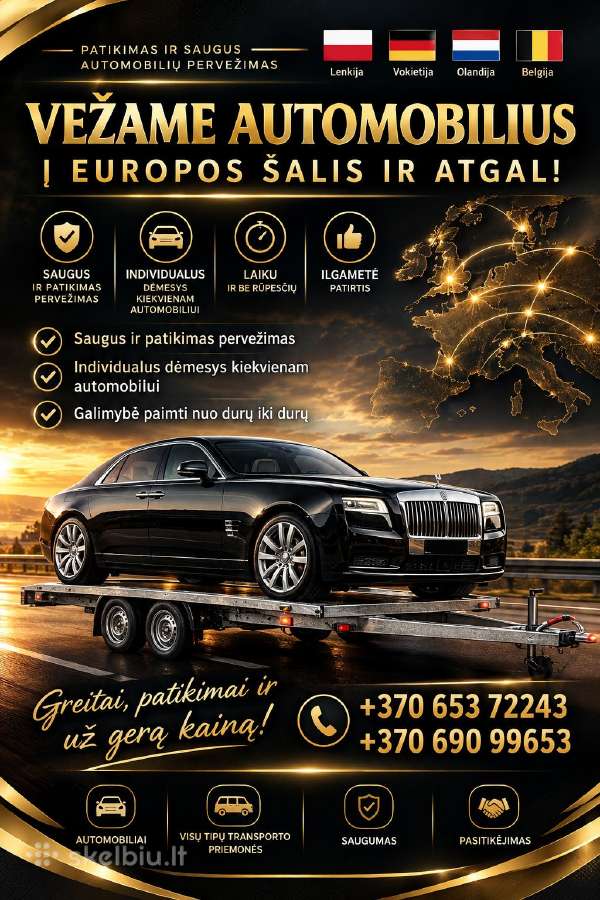 Keleivių*siuntų*automobilių vežimas į Eu ir atgal - nuotraukos Nr. 2