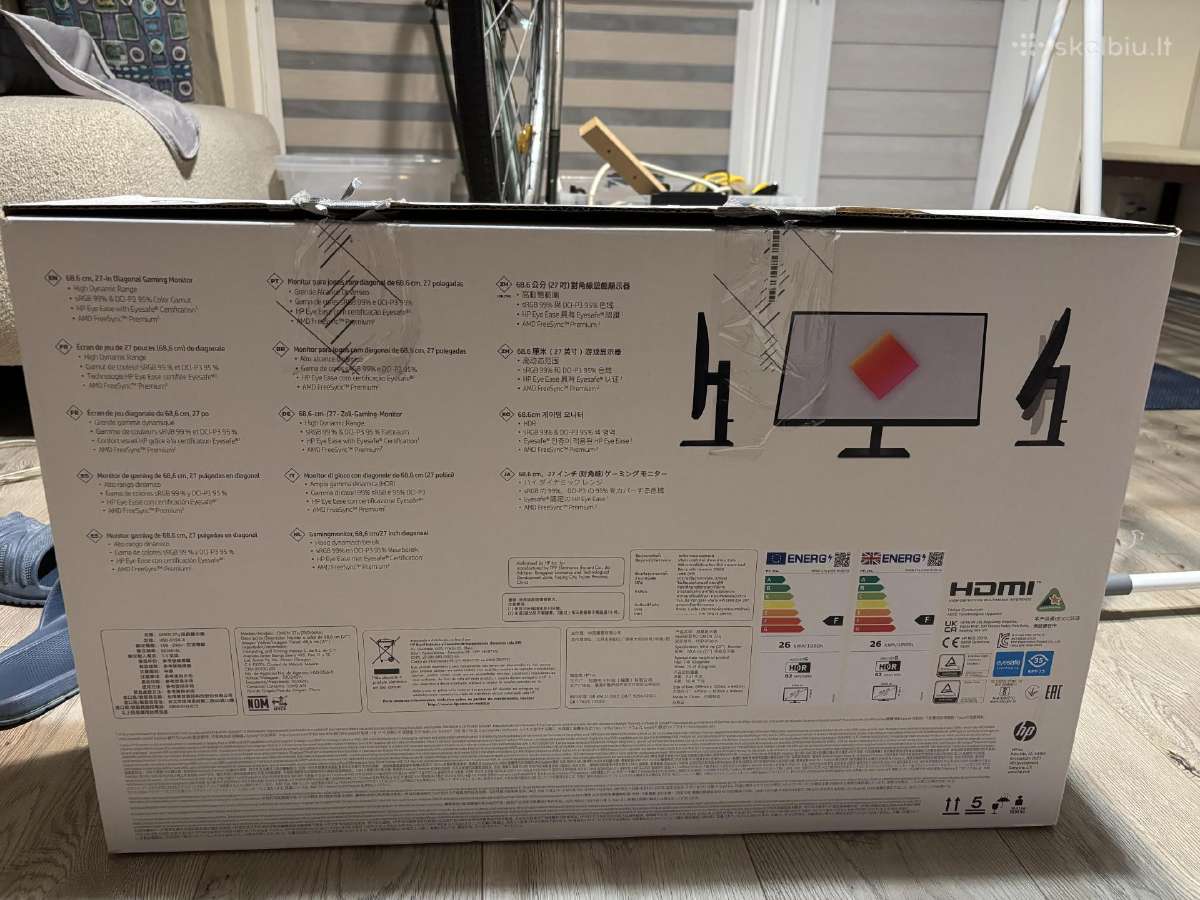 Monitorius Hp Omen 27q - 27'' Ips Qhd 1ms - nuotraukos Nr. 3