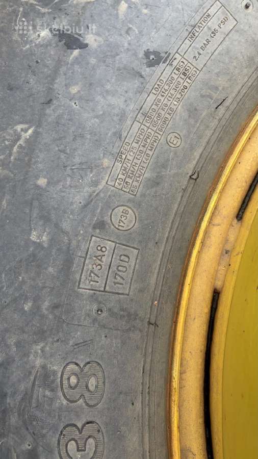 650/85r38 Alliance traktoriaus dubliai - nuotraukos Nr. 5