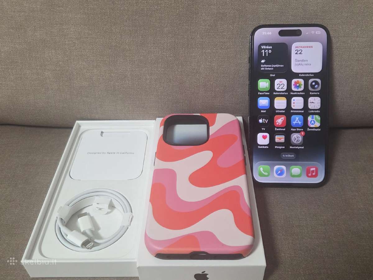 iPhone 14 pro space black - nuotraukos Nr. 3