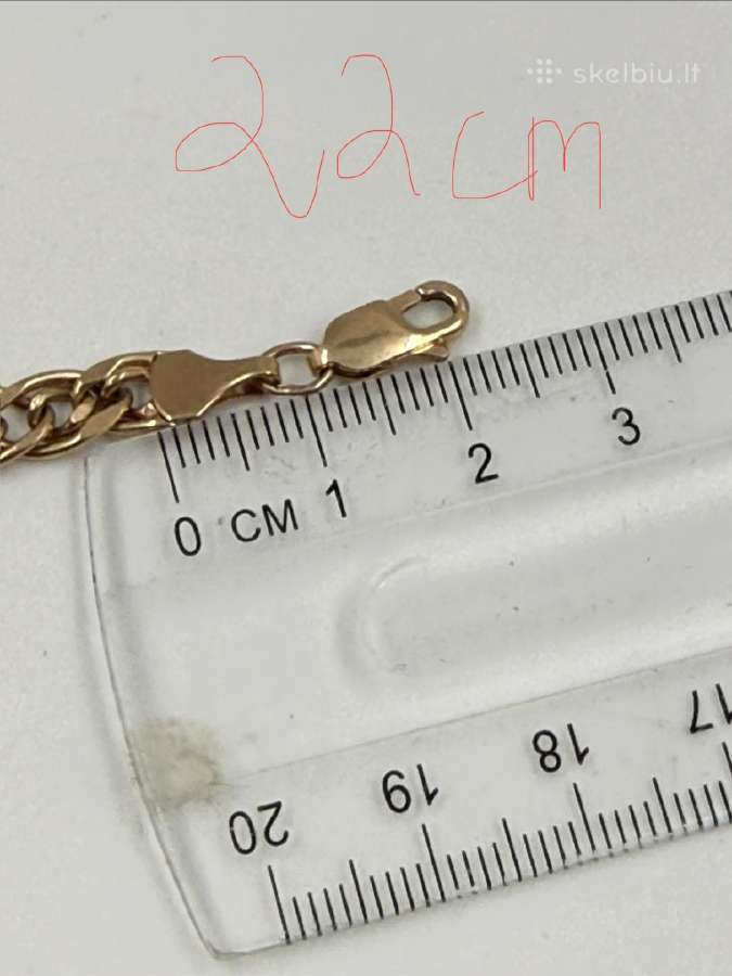 585 prabos auksinė apyrankė – 6,1 g 22 cm - nuotraukos Nr. 2