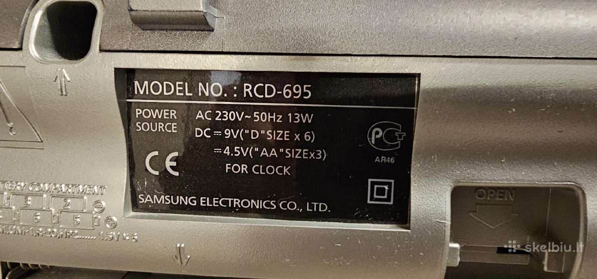 Samsung Rcd-965 - nuotraukos Nr. 6