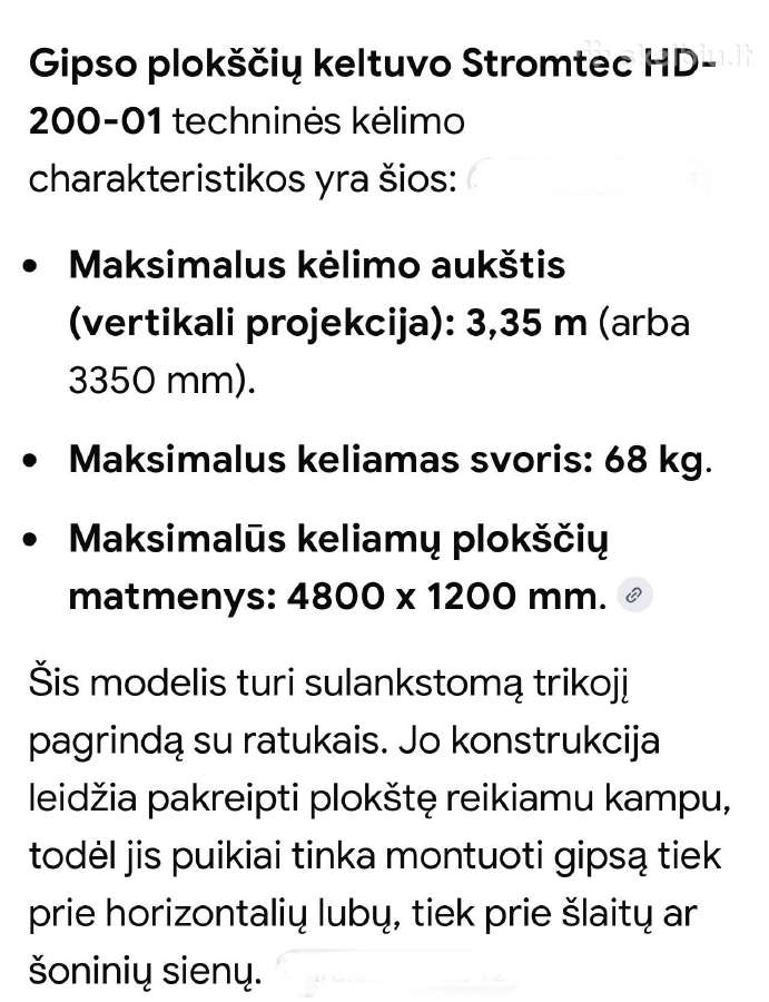 Vibro Plokštė ,Gipso Pakėlėjas - nuotraukos Nr. 5