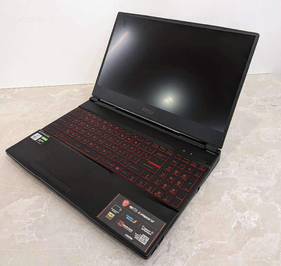 Msi Gl65 Leopard - nuotraukos Nr. 2