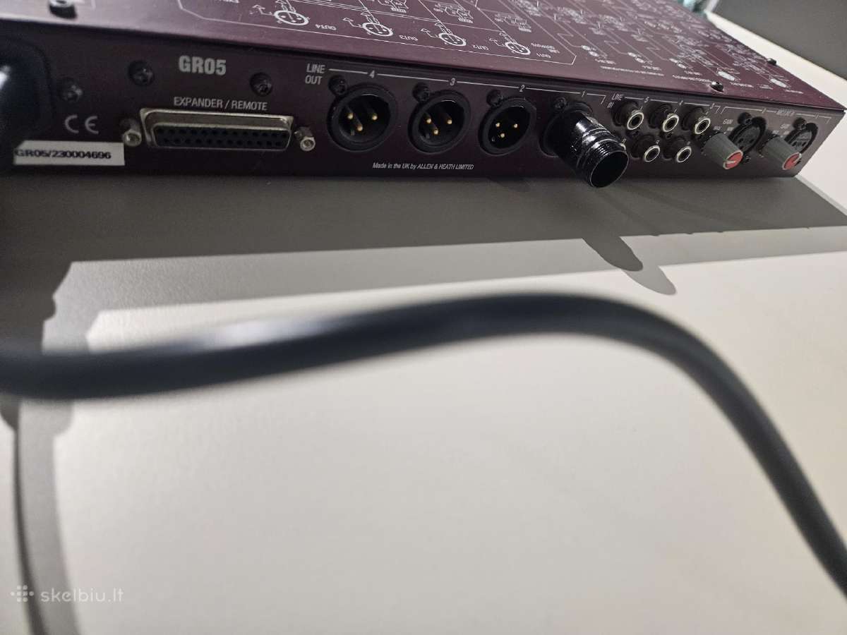 Allen & Heath Gr05 maišymo pultas - nuotraukos Nr. 4