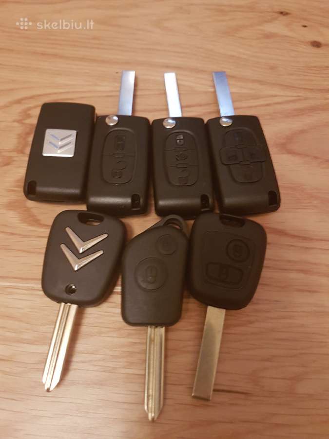 Citroen raktai korpusas raktas 0-616-96777