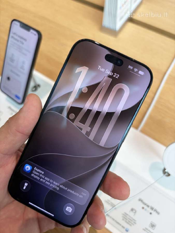 iPhone 18 pro black 256 GB - nuotraukos Nr. 3
