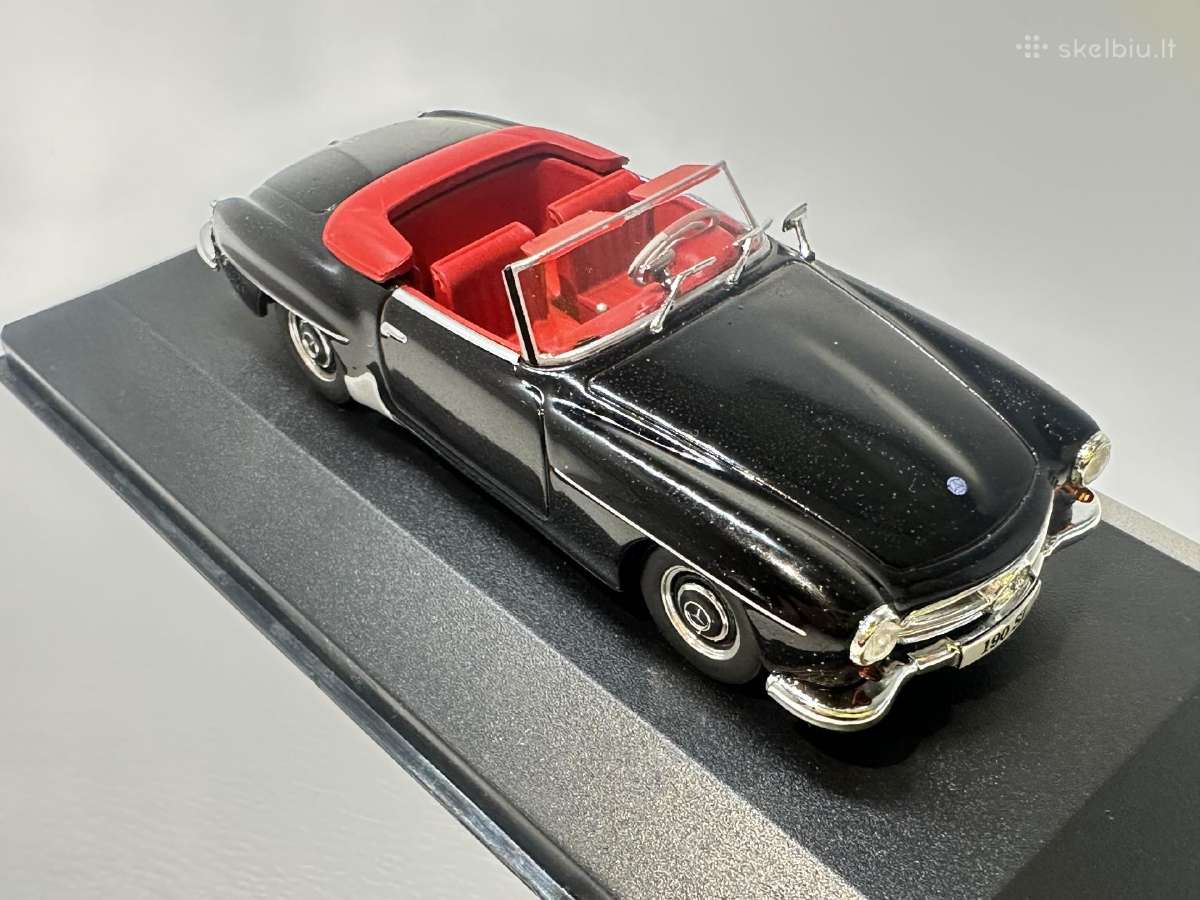 Mercedes-benz 190 SL 1955 juoda 1:43 Atlas - nuotraukos Nr. 5