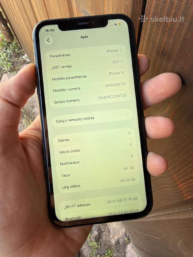 iPhone 11 Nauja Baterija - nuotraukos Nr. 6