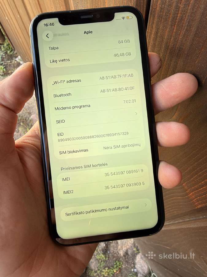 iPhone 11 Nauja Baterija - nuotraukos Nr. 7
