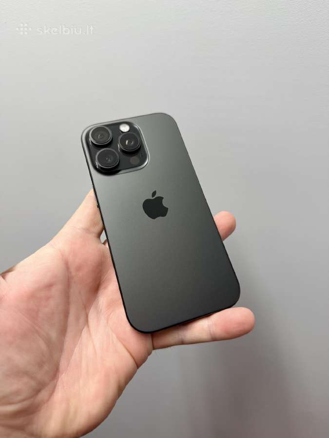 Apple iPhone 16 Pro, Titanium Black + Pitaka - nuotraukos Nr. 2