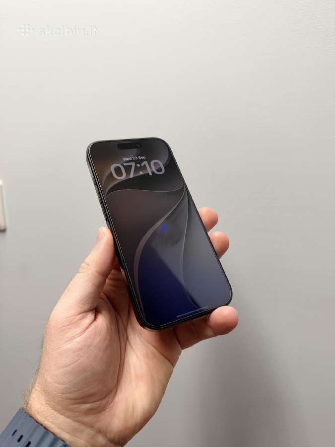 Apple iPhone 16 Pro, Titanium Black + Pitaka - nuotraukos Nr. 7