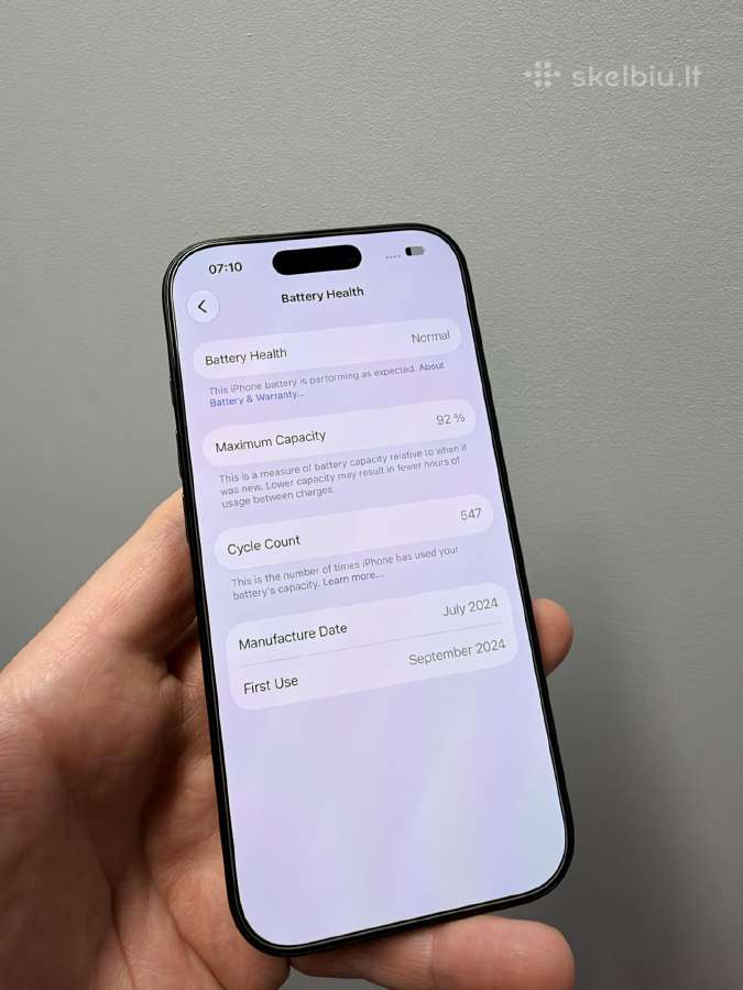 Apple iPhone 16 Pro, Titanium Black + Pitaka - nuotraukos Nr. 8
