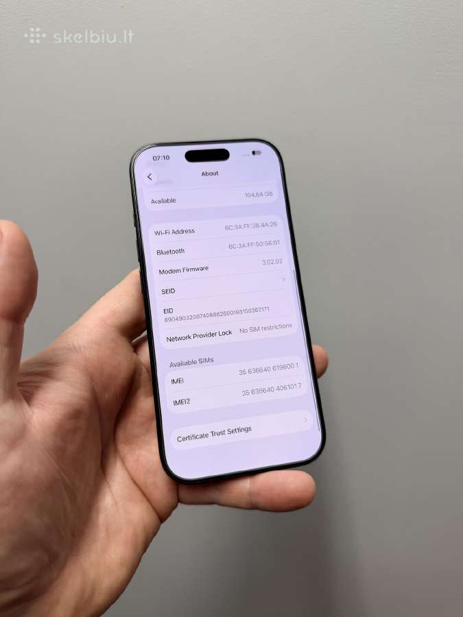 Apple iPhone 16 Pro, Titanium Black + Pitaka - nuotraukos Nr. 10