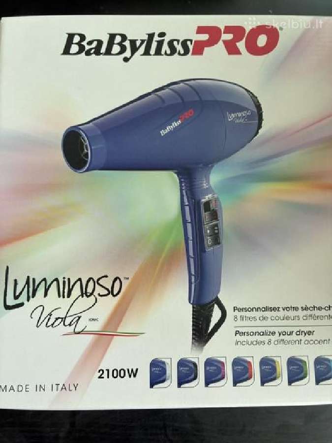 Originalus profesionalus Babyliss Pro Luminoso Vio - nuotraukos Nr. 2