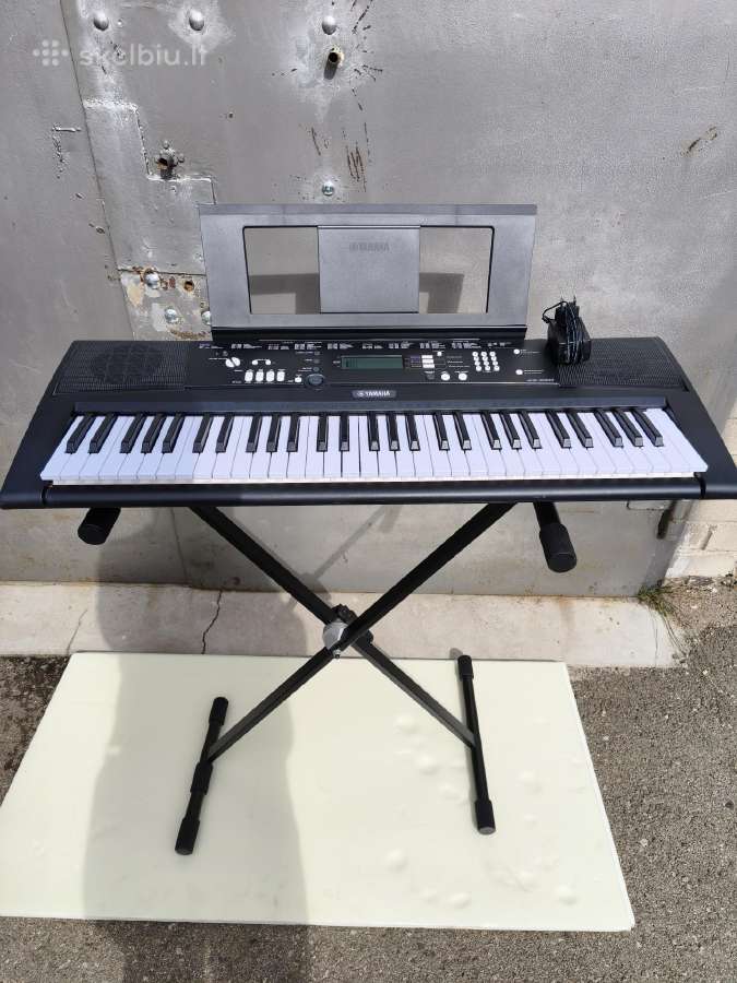 Parduodu Yamaha Ez-220 sintezatorių su stovu - nuotraukos Nr. 3
