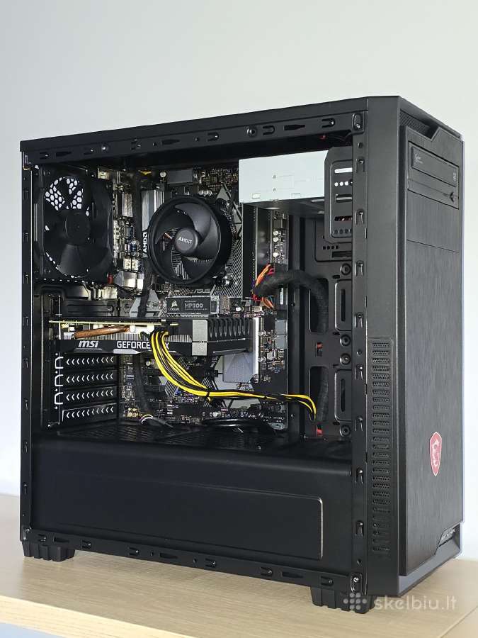 Gaming Pc Ryzen 5 ,1660 6gb, 16gb - nuotraukos Nr. 2