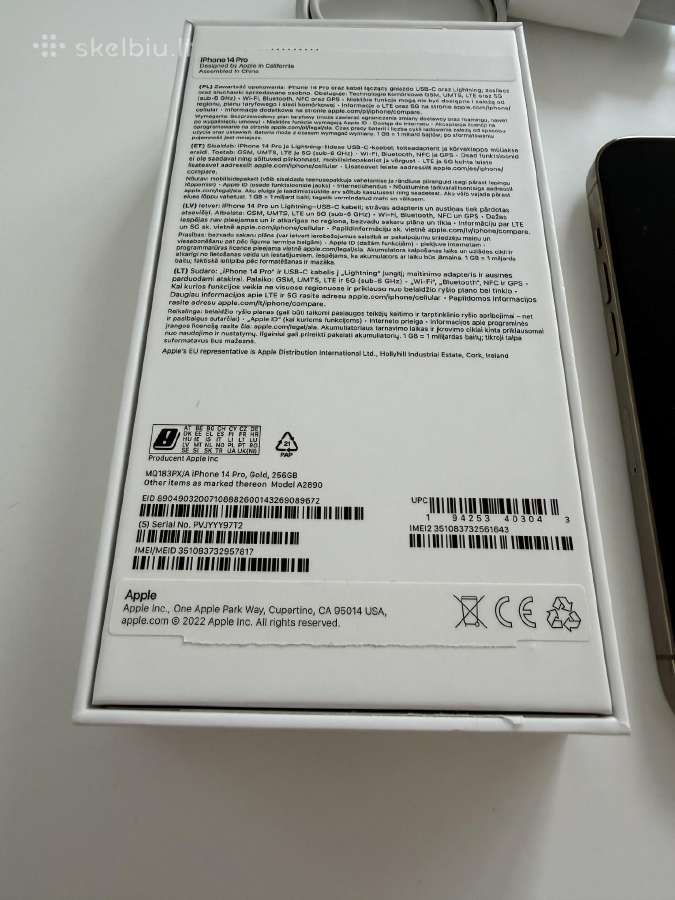 iPhone 14 Pro 256gb Puiki būklė - nuotraukos Nr. 6