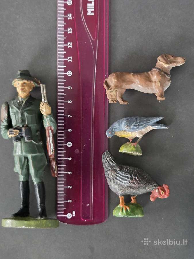 Vintažinių figūrėlių rinkinys. - nuotraukos Nr. 10