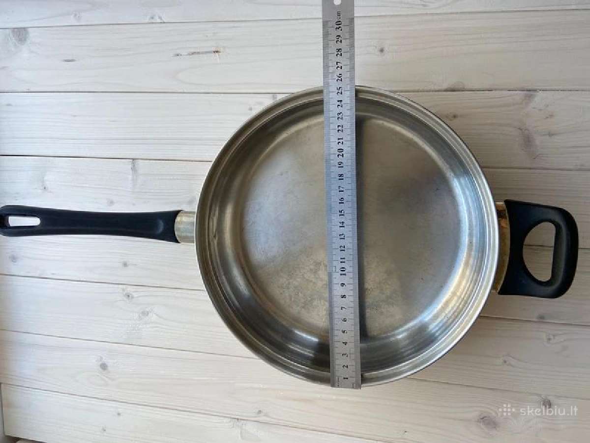 Vokiška nerūdijančio plieno keptuve troskintuvas - nuotraukos Nr. 7