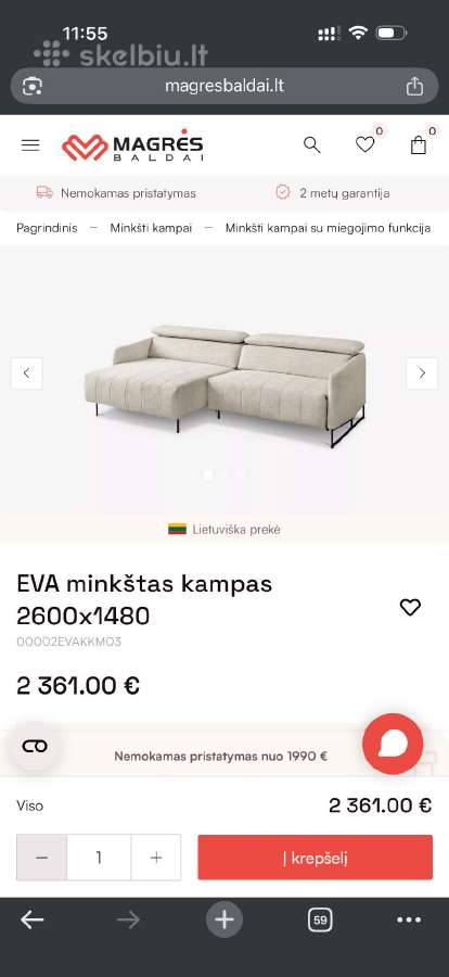 Sofa-lova - nuotraukos Nr. 5