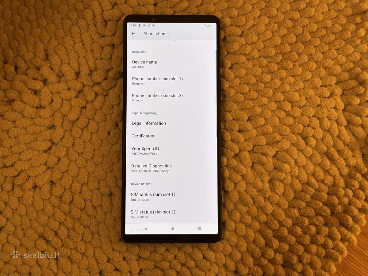 Sony Xperia 1 V Xq-dq54 256gb - nuotraukos Nr. 5