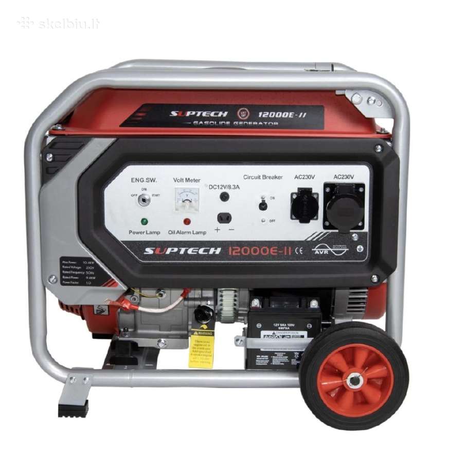 Benzininis generatorius Suptech 12000eii vienfazis - nuotraukos Nr. 2