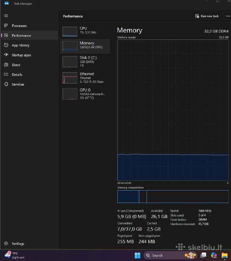 I7-8700k + 3060ti - nuotraukos Nr. 6