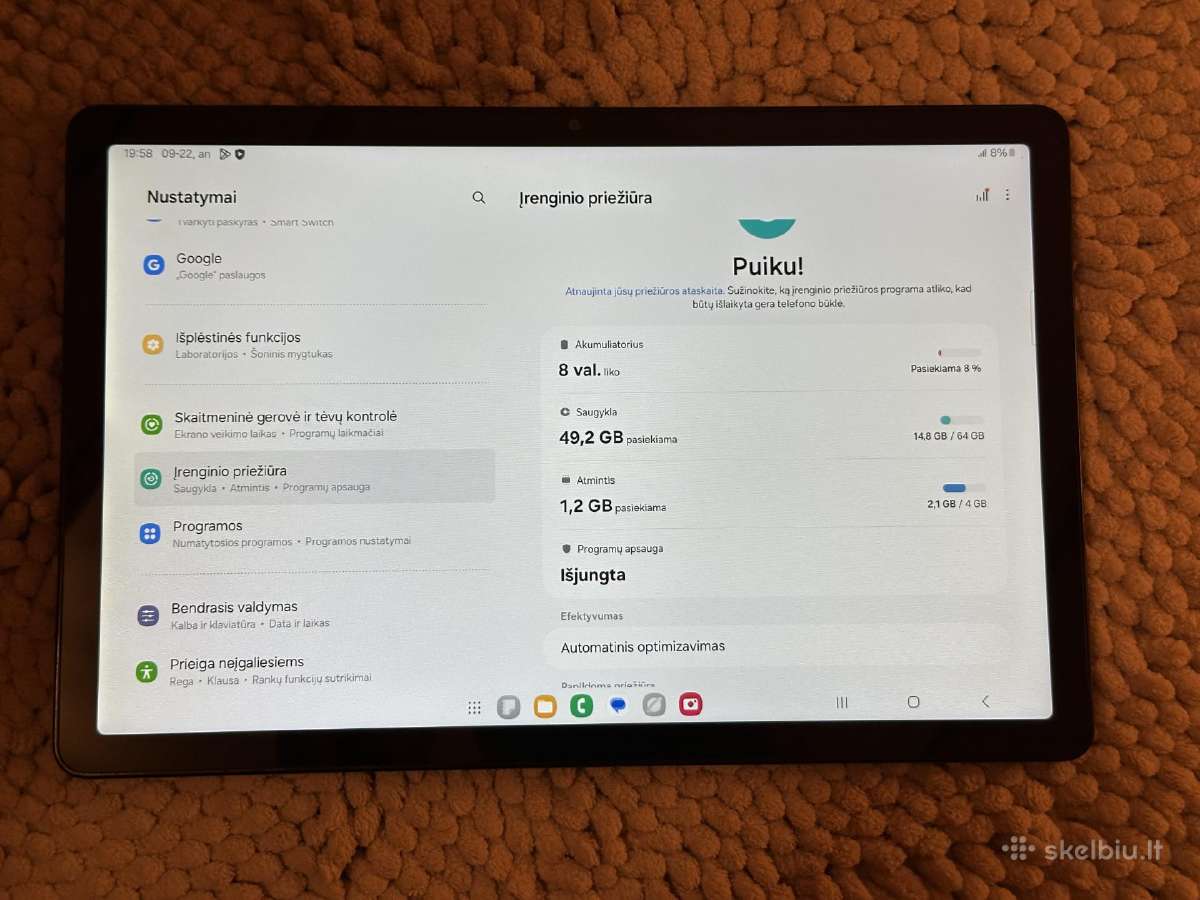 Samsung Galaxy Tab A9+ 5G 64gb - nuotraukos Nr. 6
