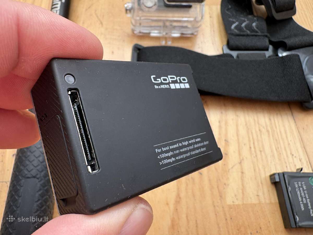 Gopro Hero 4 su daug priedų! 80€ - nuotraukos Nr. 3