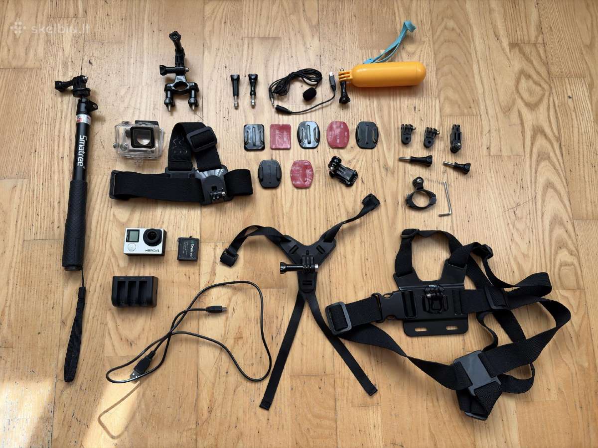 Gopro Hero 4 su daug priedų! 80€ - nuotraukos Nr. 2