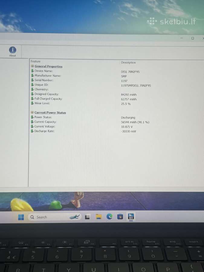 Dell Precision 5570 i7 Rtx - nuotraukos Nr. 16