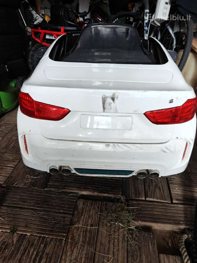 Ocie elektromobilis Bmw X6m, baltas, 8010253-2r - nuotraukos Nr. 3