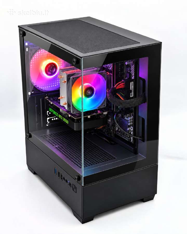 Gaming Pc Ryzen 5 3600 16gb 256gb Rtx 3050 6g - nuotraukos Nr. 4