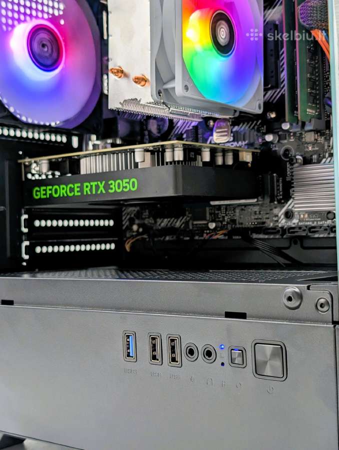 Gaming Pc Ryzen 5 3600 16gb 256gb Rtx 3050 6g - nuotraukos Nr. 5