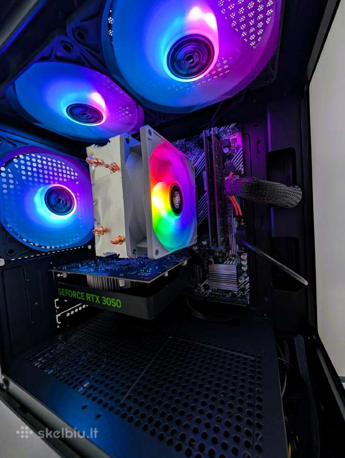 Gaming Pc Ryzen 5 3600 16gb 256gb Rtx 3050 6g - nuotraukos Nr. 6