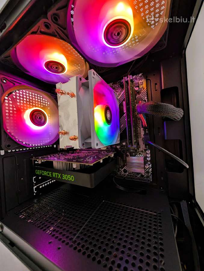 Gaming Pc Ryzen 5 3600 16gb 256gb Rtx 3050 6g - nuotraukos Nr. 7