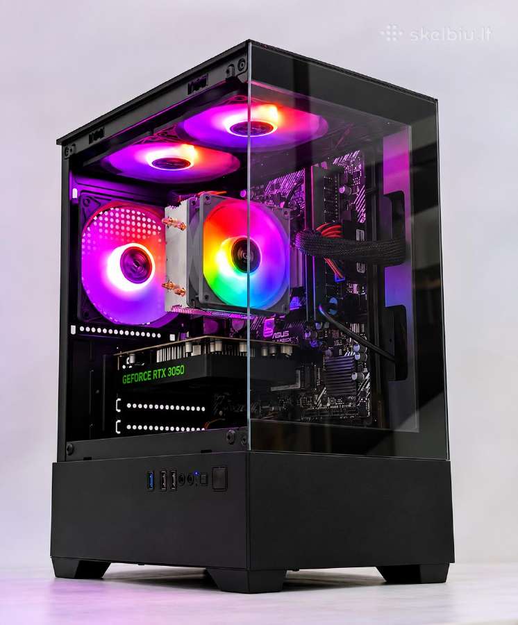 Gaming Pc Ryzen 5 3600 16gb 256gb Rtx 3050 6g - nuotraukos Nr. 2