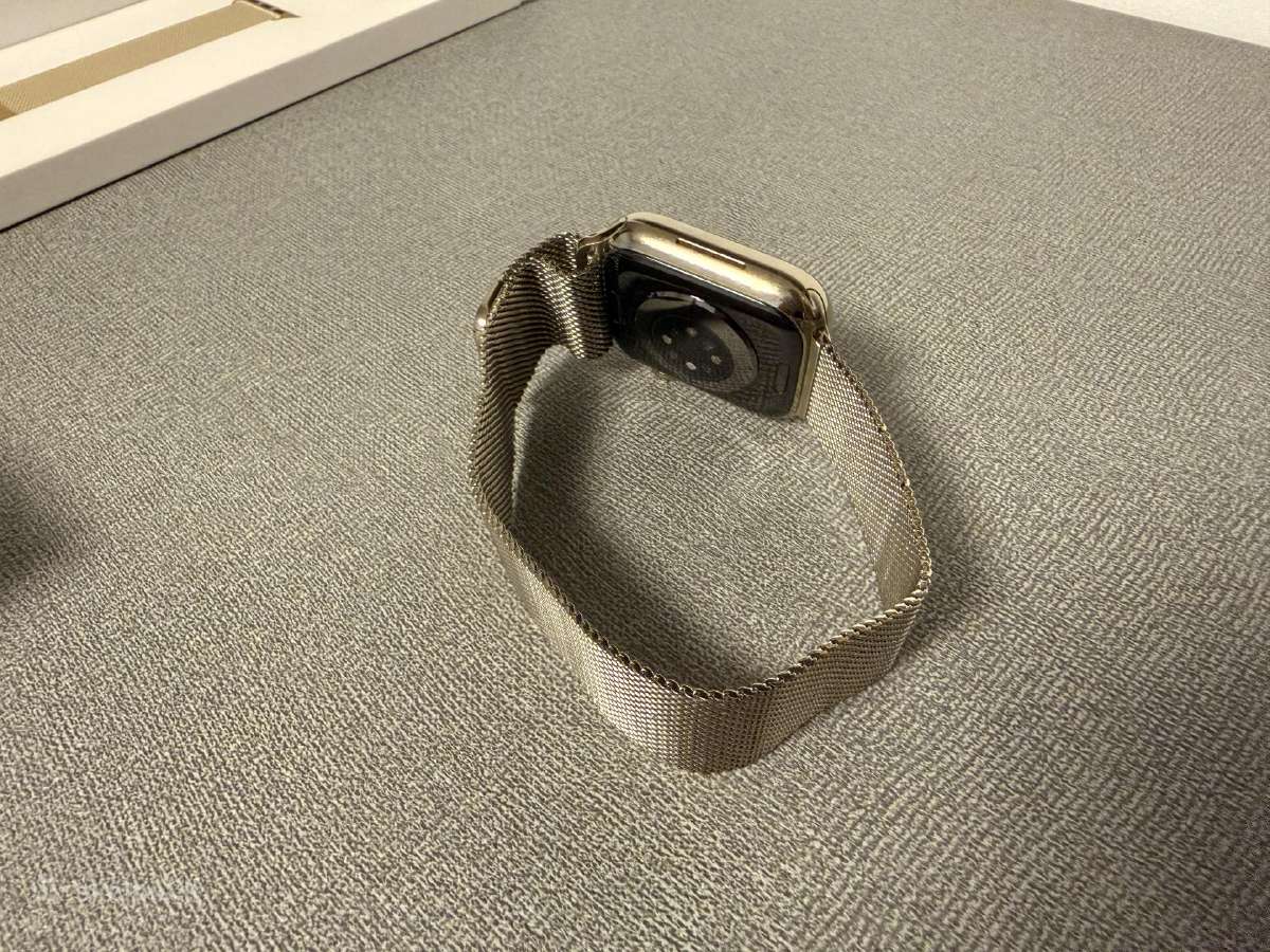 Apple Watch 7 Stainless Gold - nuotraukos Nr. 3