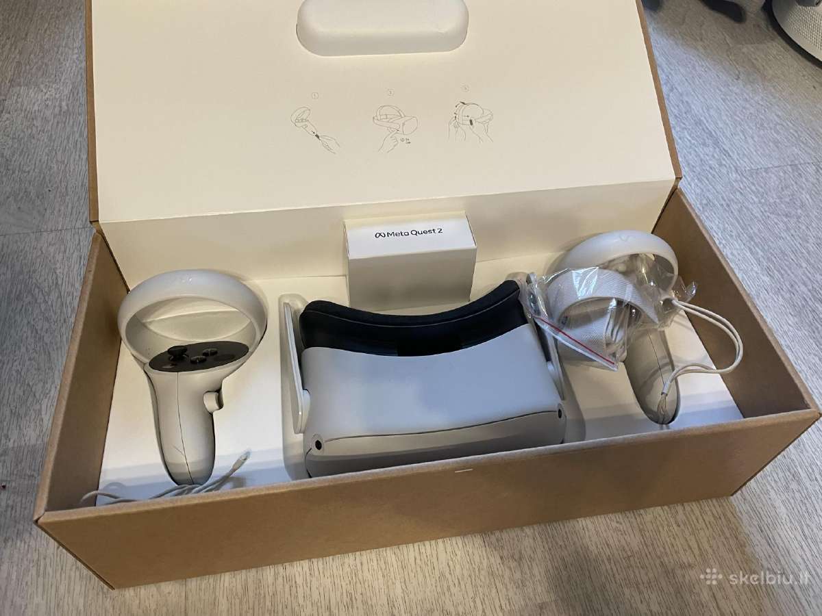 Parduodamas puikios būklės Meta Quest 2 (128gb) Vr - nuotraukos Nr. 2