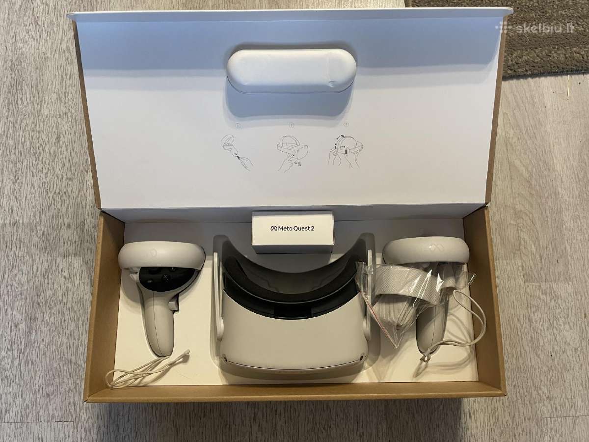 Parduodamas puikios būklės Meta Quest 2 (128gb) Vr - nuotraukos Nr. 3