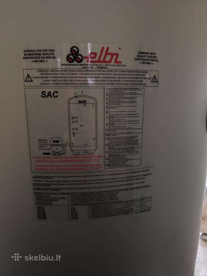 Akumuliacinė talpa 500ltr. - nuotraukos Nr. 3