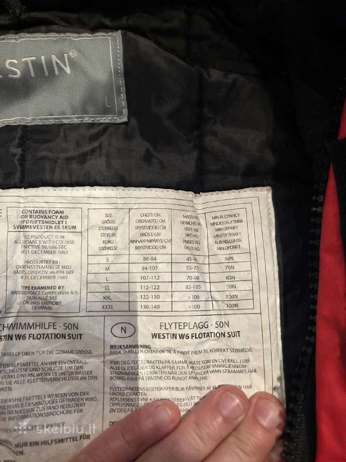 Neskęstantis kostiumas Westin W6 (L dydis) - nuotraukos Nr. 5